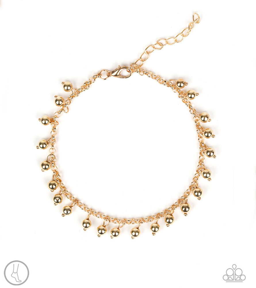 West Coast Cruzin Anklet - Gold | Paparazzi Accessories image 2