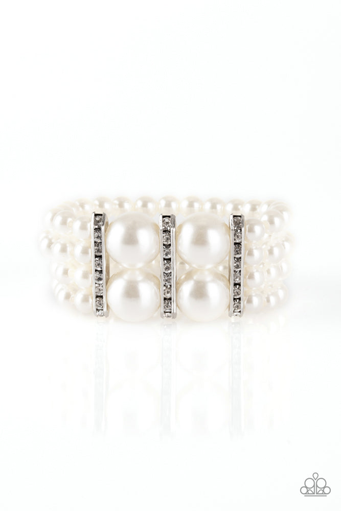 Romance Remix Bracelet - White | Paparazzi Accessories