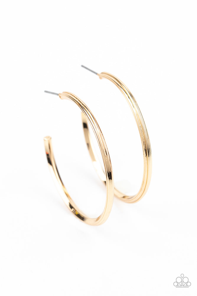 Chic As Can Be Earrings - Gold image 2