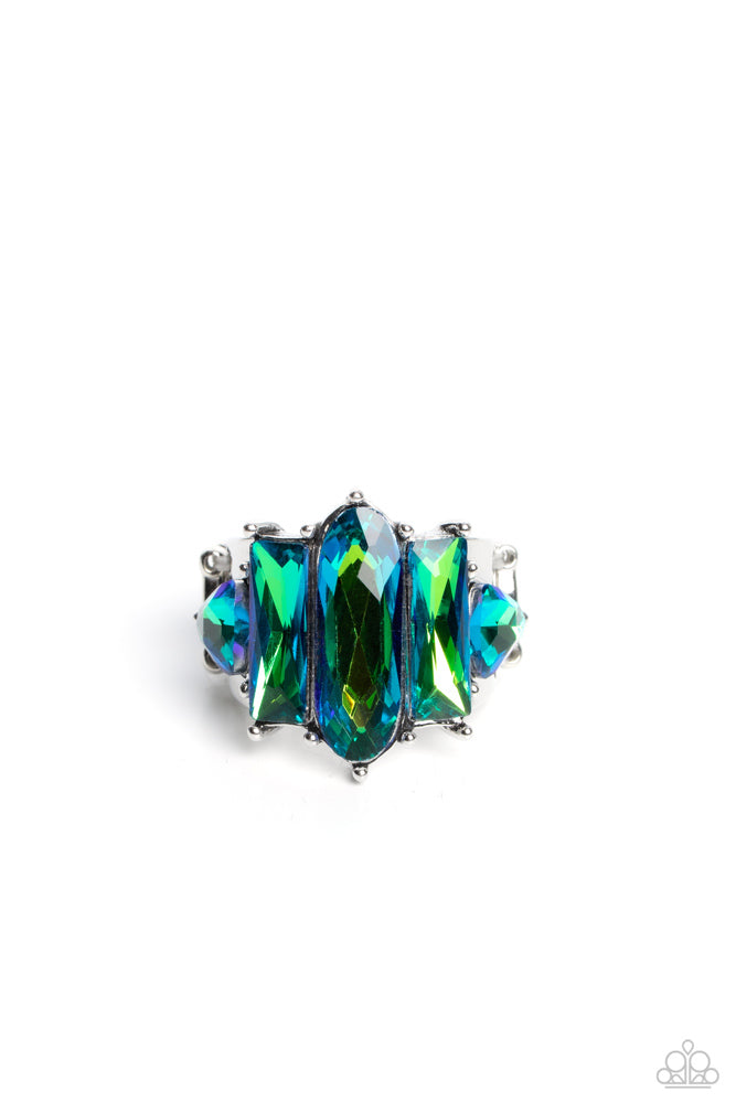 Iridescently Interstellar Ring - Green image 2
