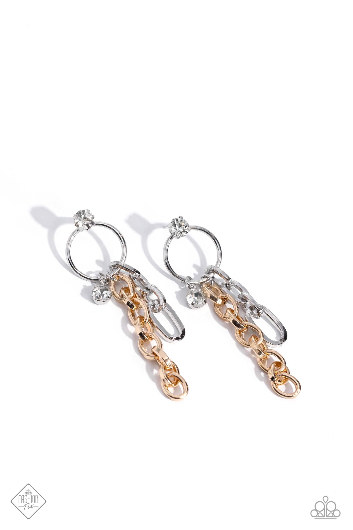 Two-Tone Trendsetter Earrings - Multi image 2