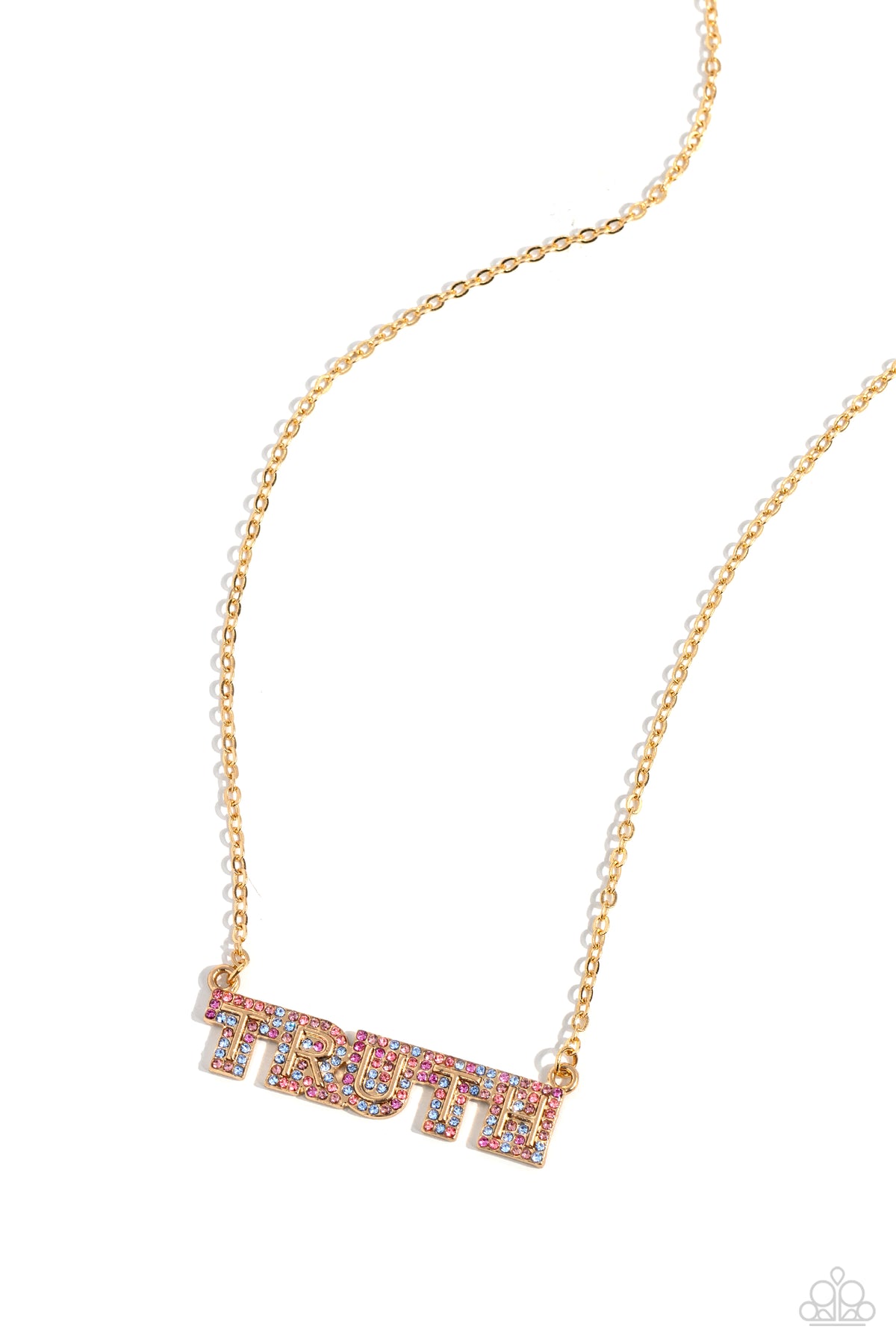 Truth Trinket Necklace - Gold | Paparazzi Accessories image 2