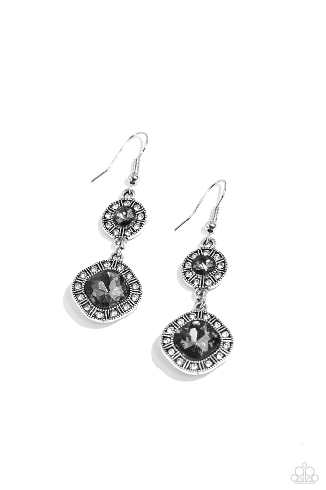 Modern Motives Earrings - Silver | Paparazzi Accessories image 2