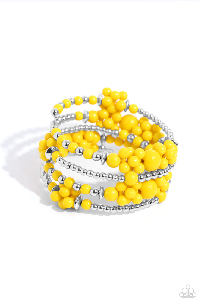 Compelling Clouds Bracelet - Yellow image 2