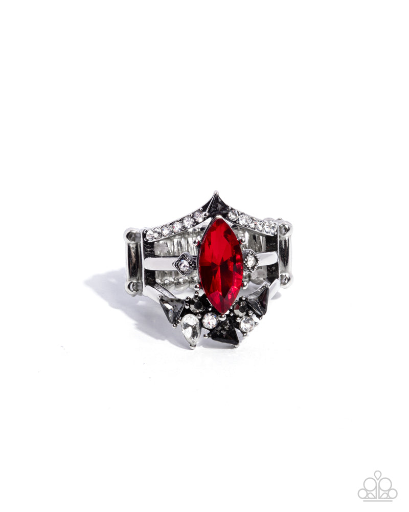 Beggin for Bling Ring - Red | Paparazzi Accessories
