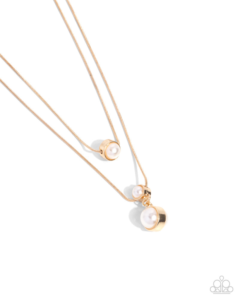 Attractive Austen Necklace - Gold image 2