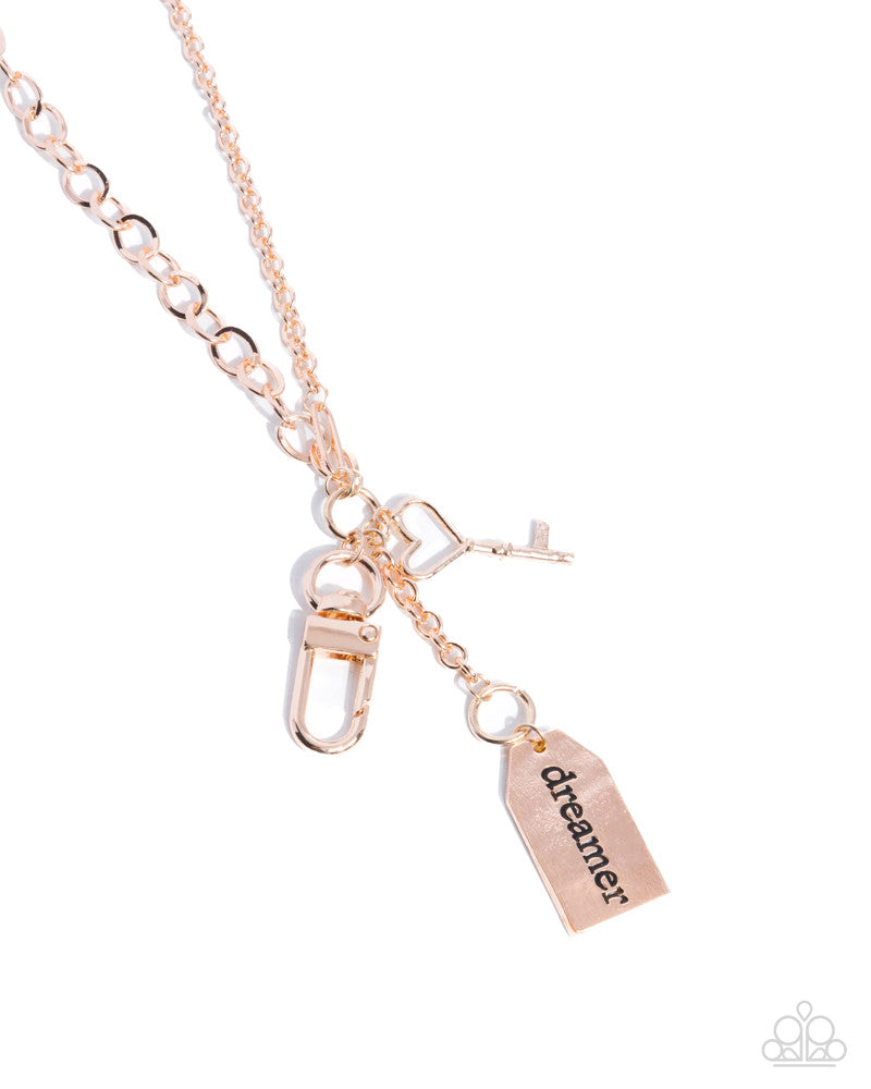 Dreamy Direction Necklace - Rose Gold image 2