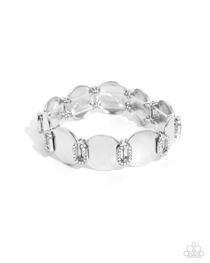 Shimmery Sneak Peek - White | Paparazzi Accessories