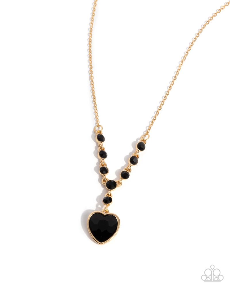 Fresh Fondness Necklace - Black | Paparazzi Accessories image 2