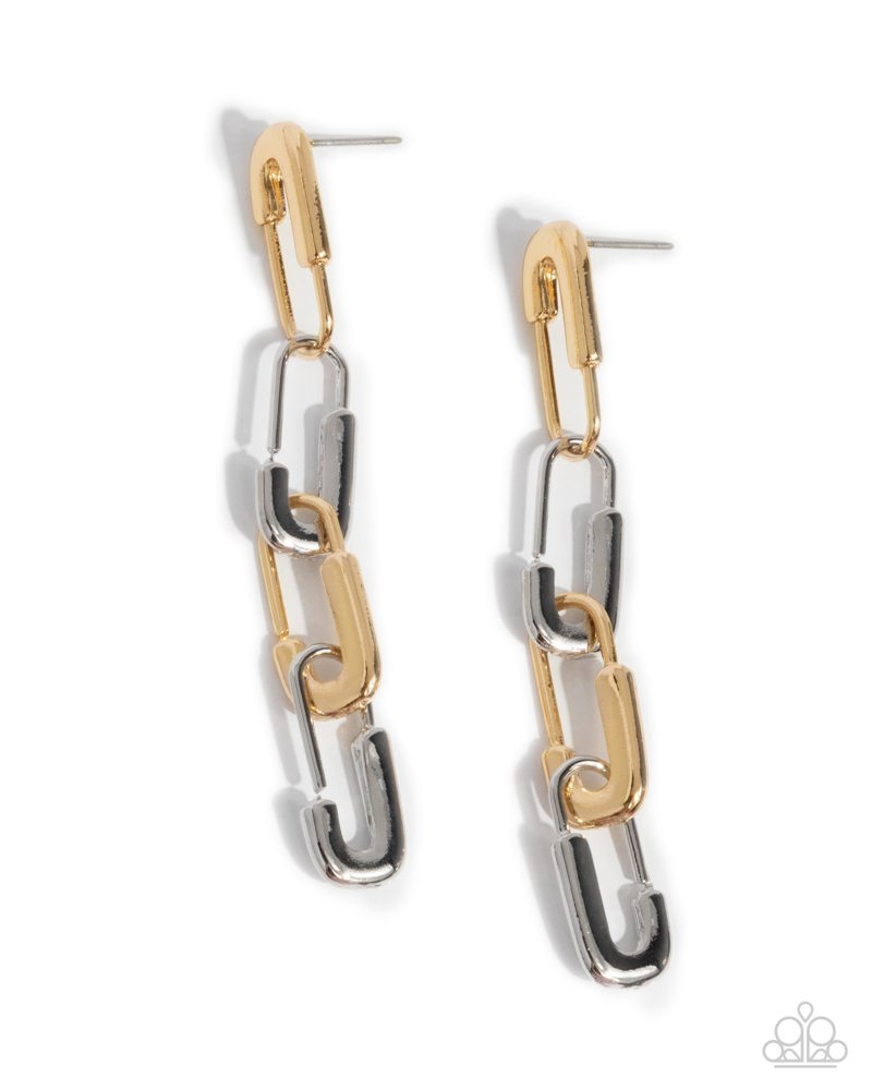 Linked Launch Earrings - Multi image 2