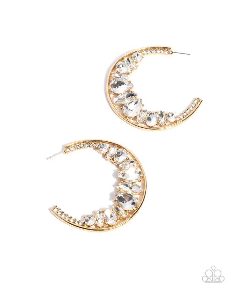 Refined Rewind Earrings - Gold image 2