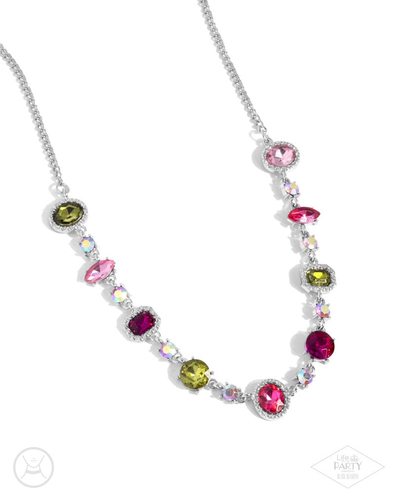 Dramatic Debut Necklace - Multi | Paparazzi Accessories image 2