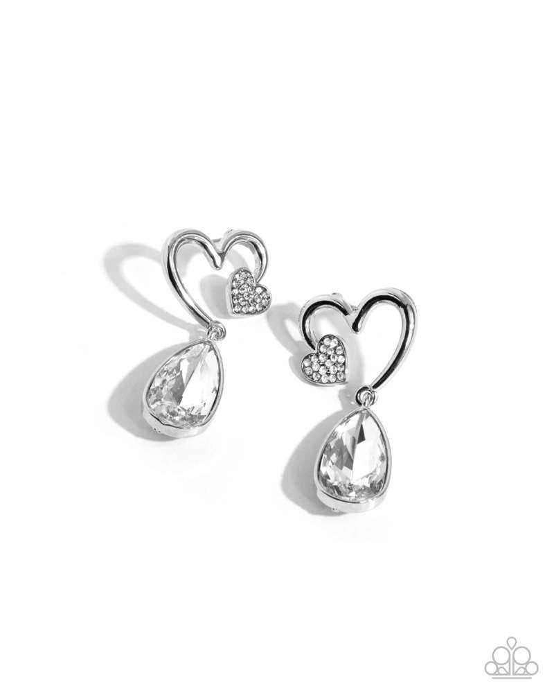 Coupling Up Earrings - White image 2