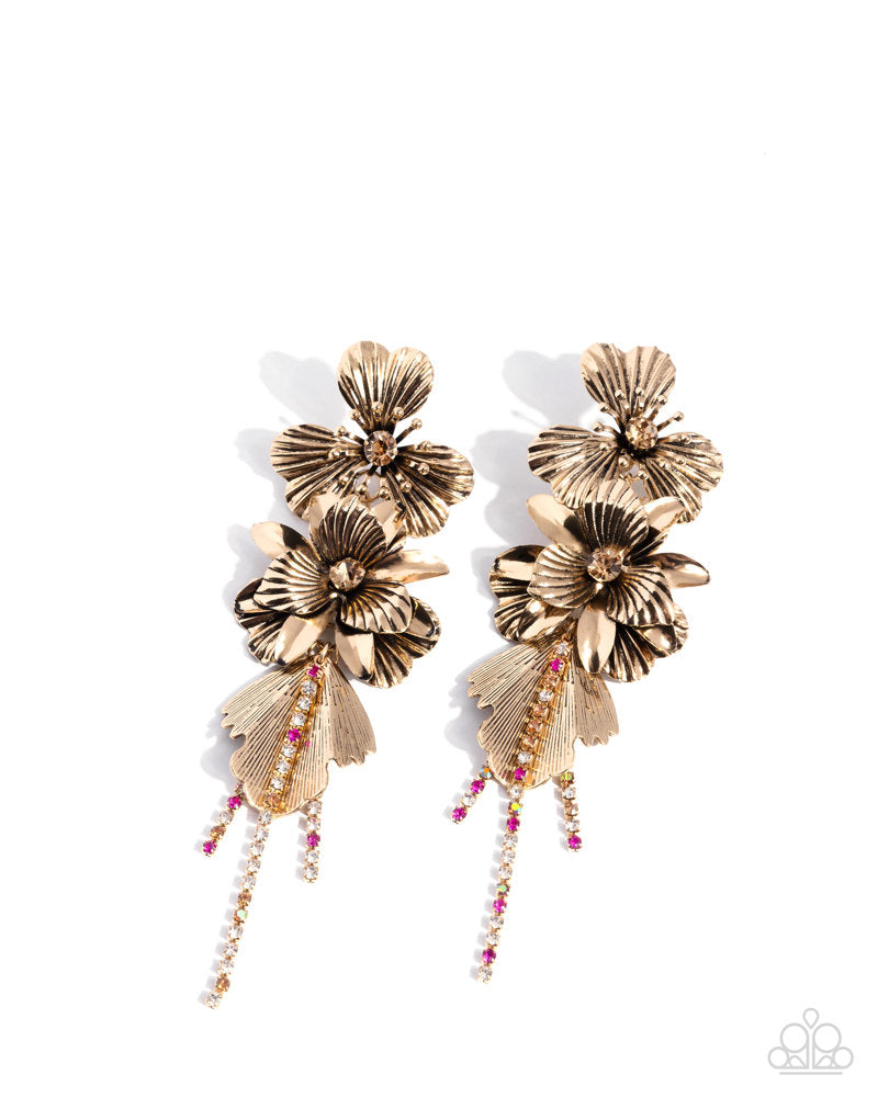 Classical Cadenza Earrings - Gold image 2