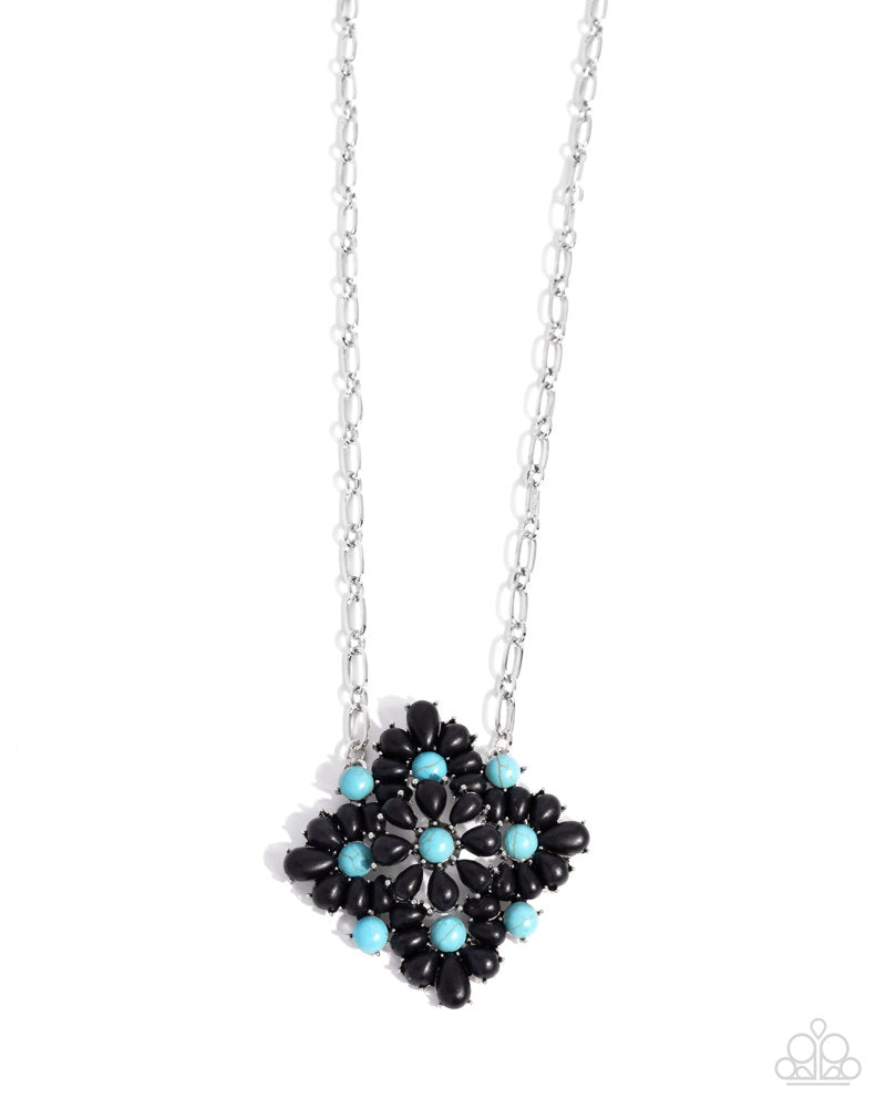 Stony Strength Necklace - Black image 2