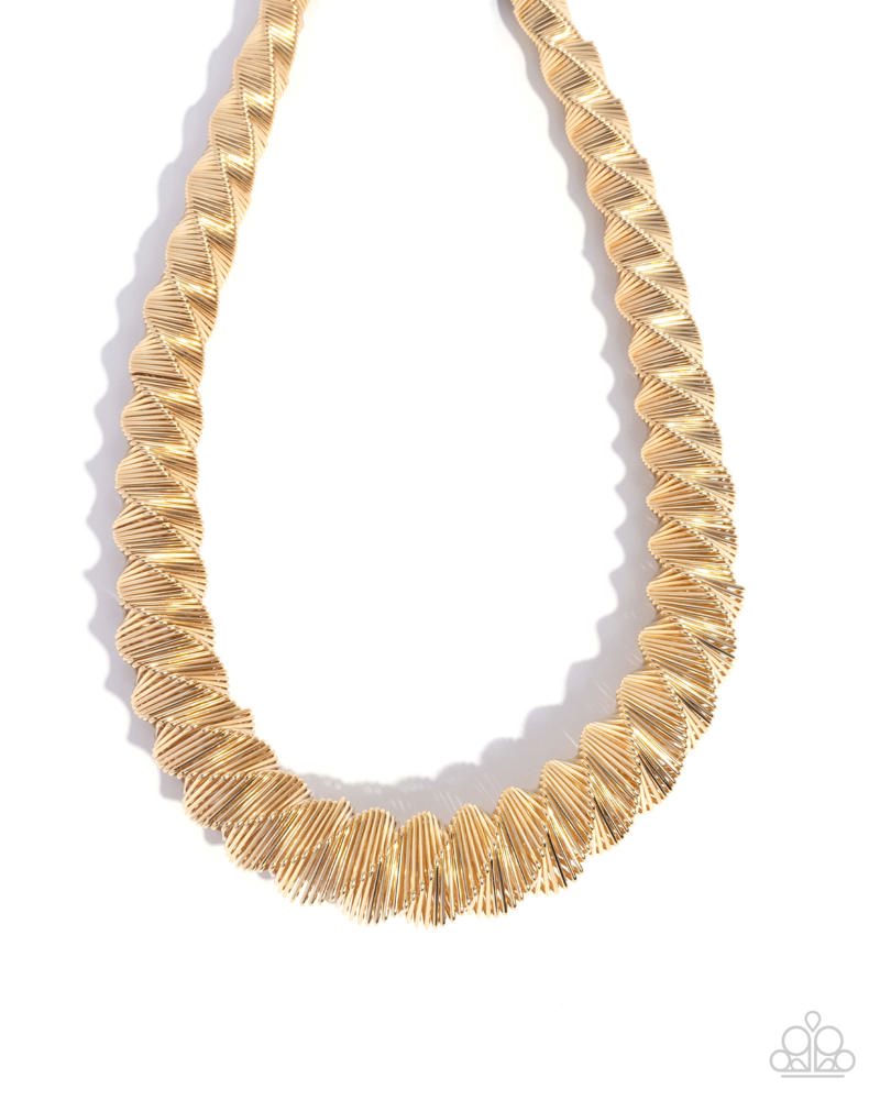 Candescent Coils Necklace - Gold image 2