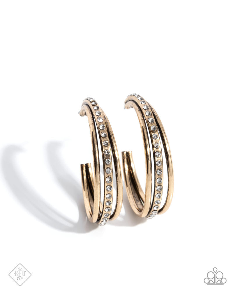 Commanding Culture Earrings - Gold image 2