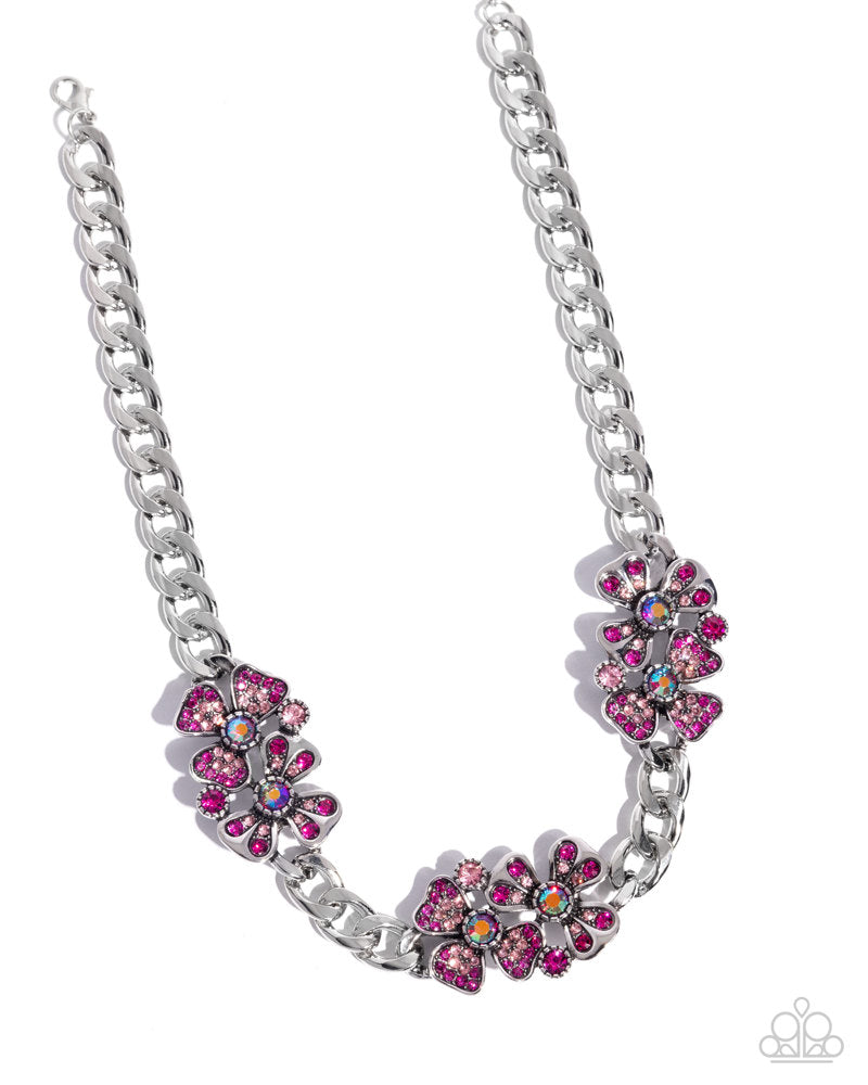 Fairy Florals Necklace - Pink image 2