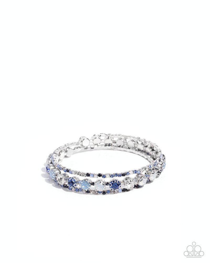 Shimmery Sample - Blue