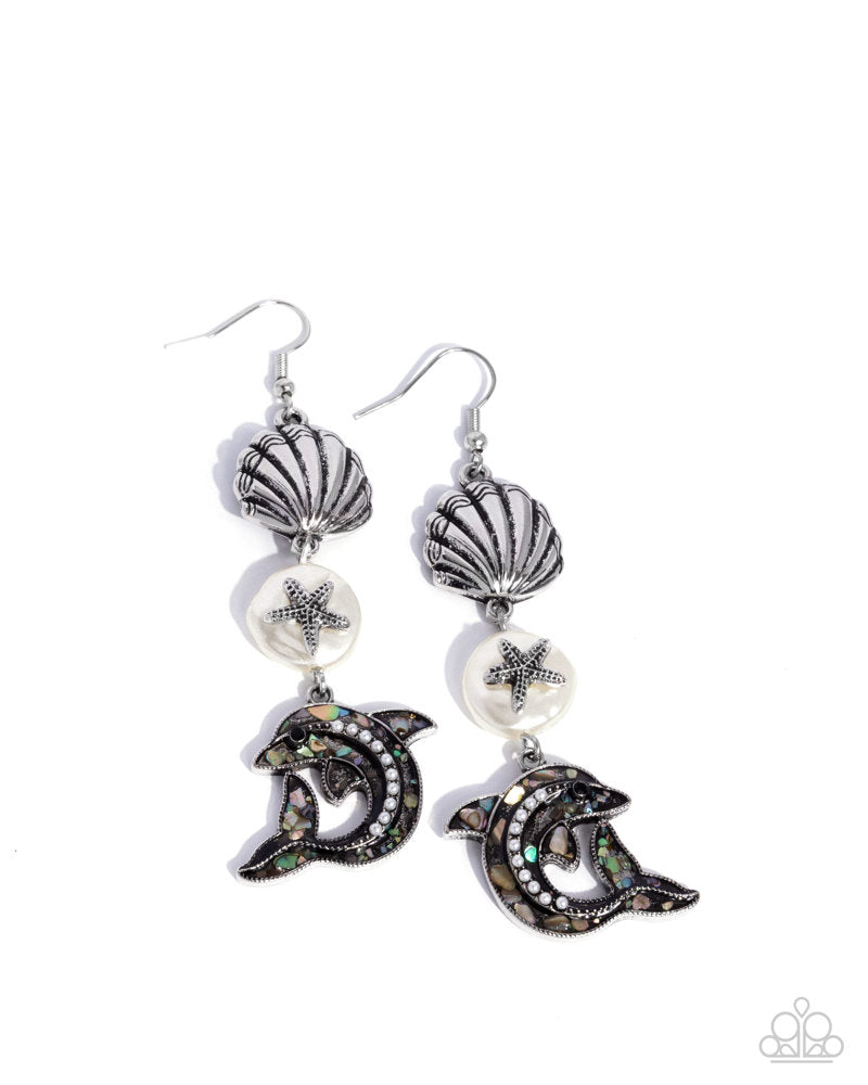 Delightful Dolphin - White | Paparazzi Accessories