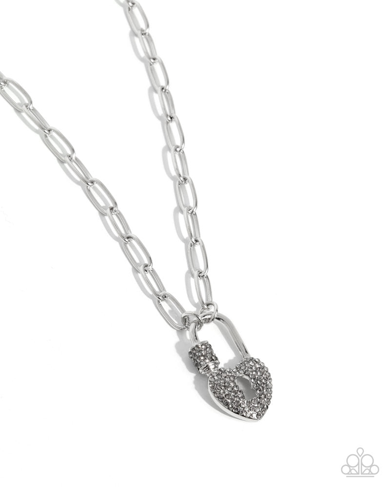 Padlock Potential Necklace - Silver image 2