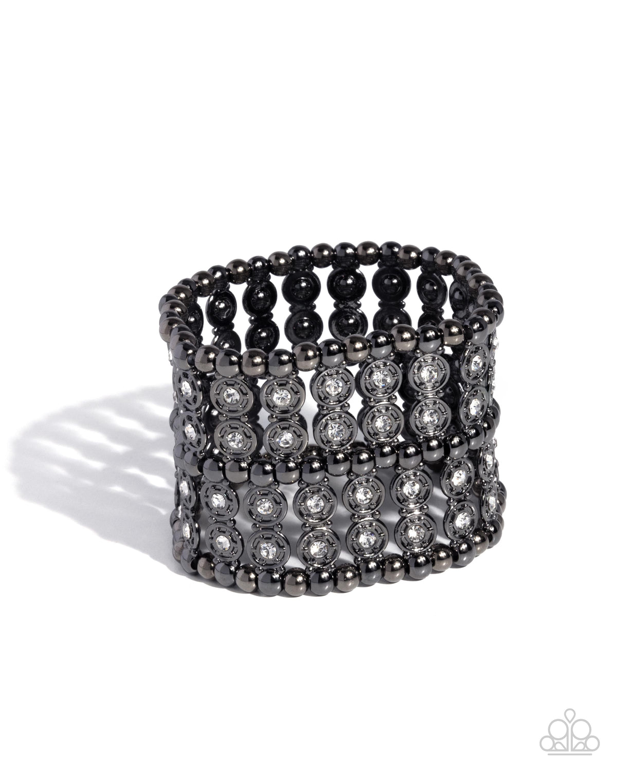 Stacked Significance - Black | Paparazzi Accessories