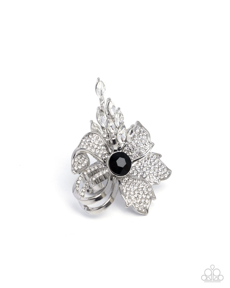 Blooming Broadcast Ring - Black image 2