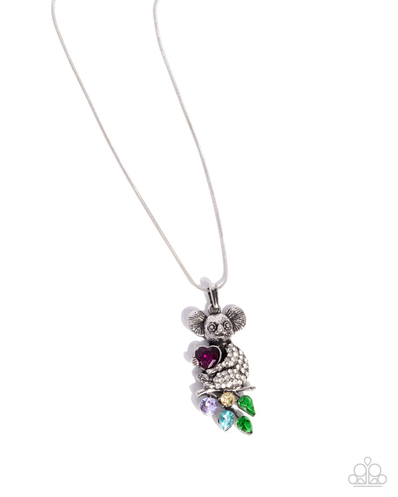 Koala Knockout Necklace - Multi | Paparazzi Accessories image 2