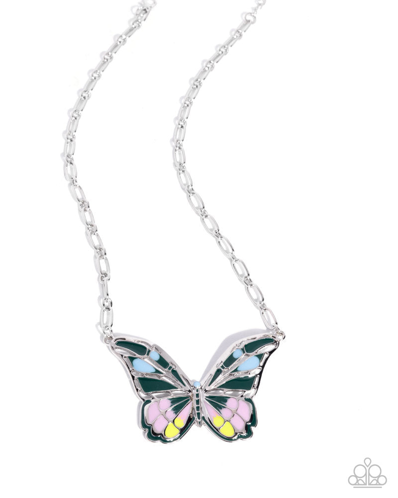 Aerial Accolade Necklace - Green image 2