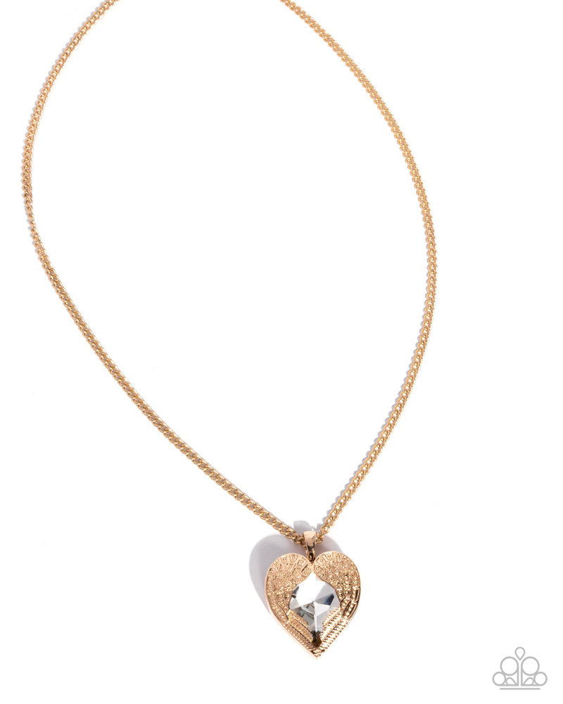 Heartfelt Honor Necklace - Gold image 2