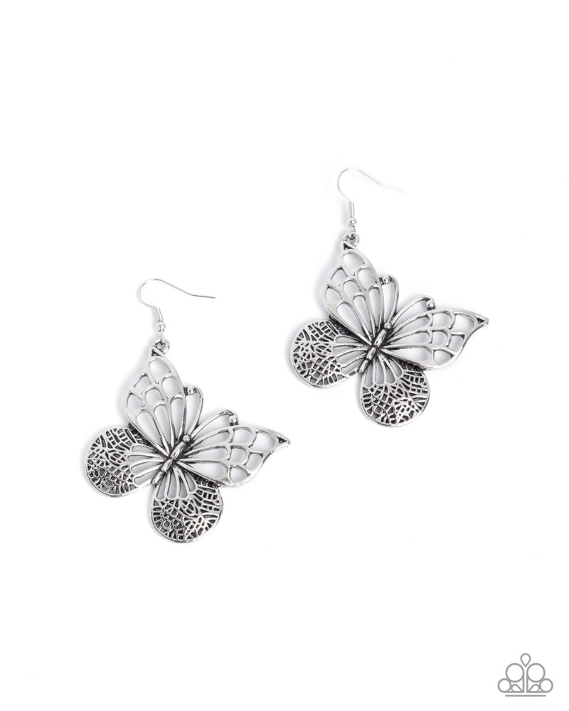 Soaring Skill Earrings - Silver image 2