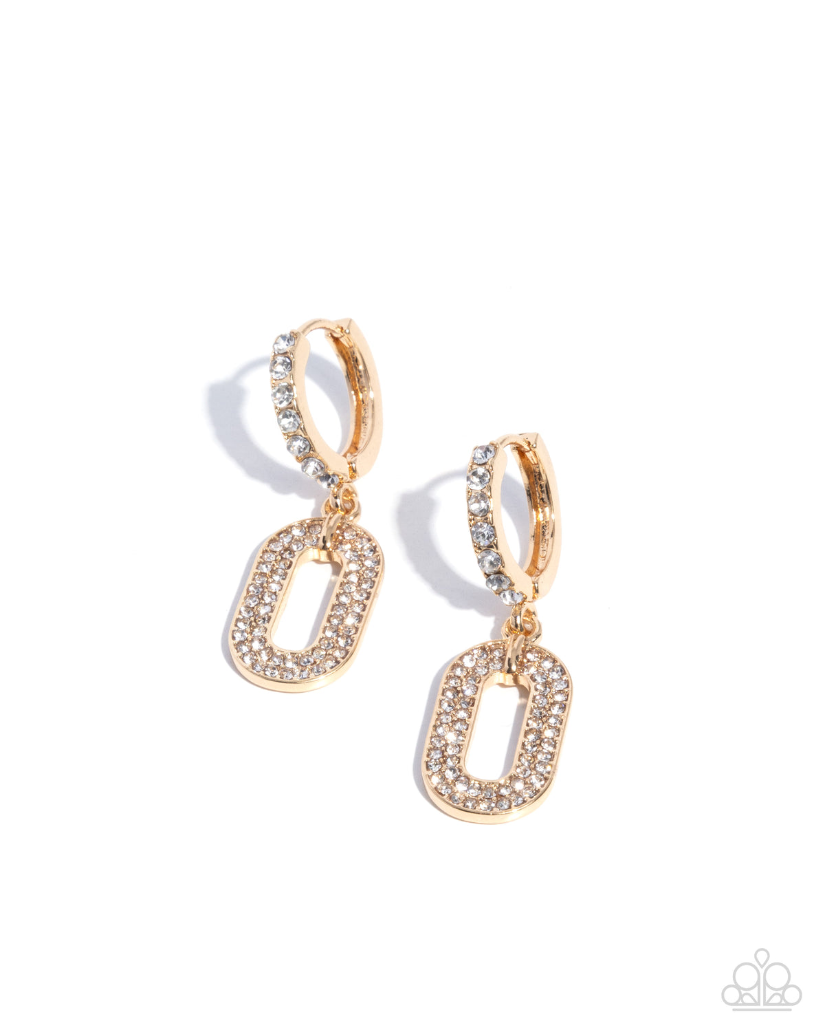 Next-Level Luminescence Earrings - Gold | Paparazzi Accessories image 2