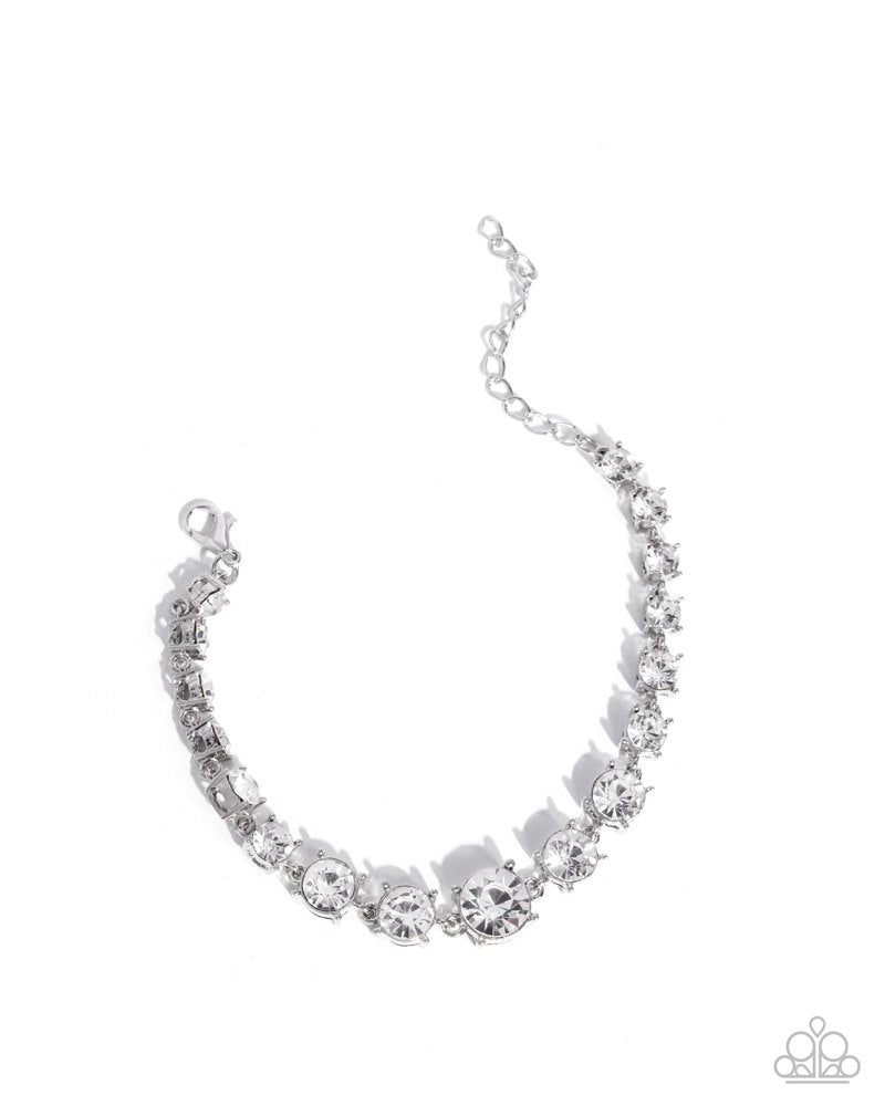 Sizable Shimmer - White | Paparazzi Accessories