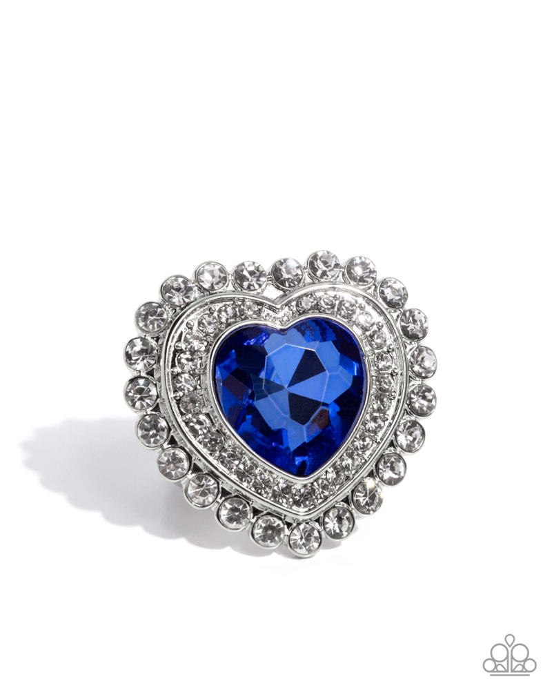 Head Over HEART - Blue | Paparazzi Accessories
