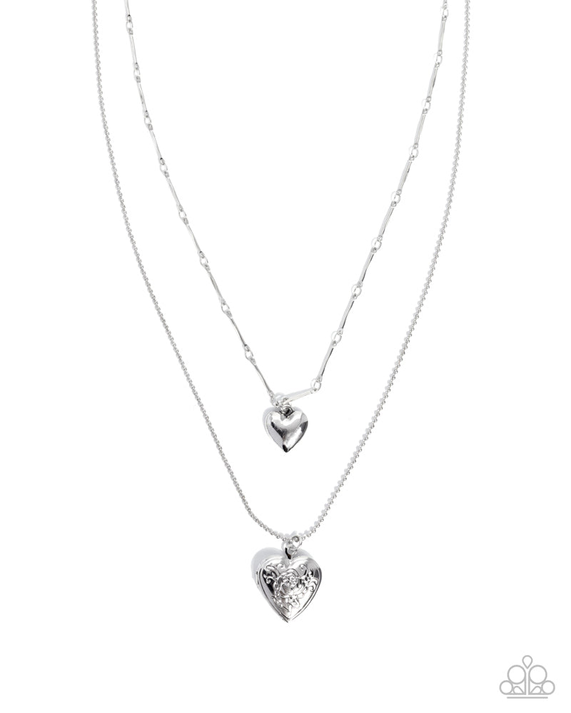 Romantic Ranking - Silver | Paparazzi Accessories