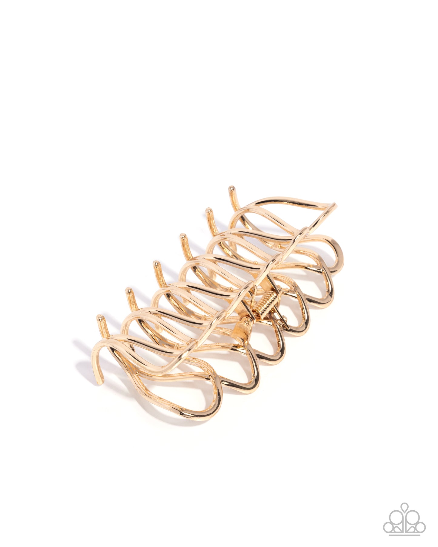 Scalloped Showstopper Hair Accessory - Gold image 3