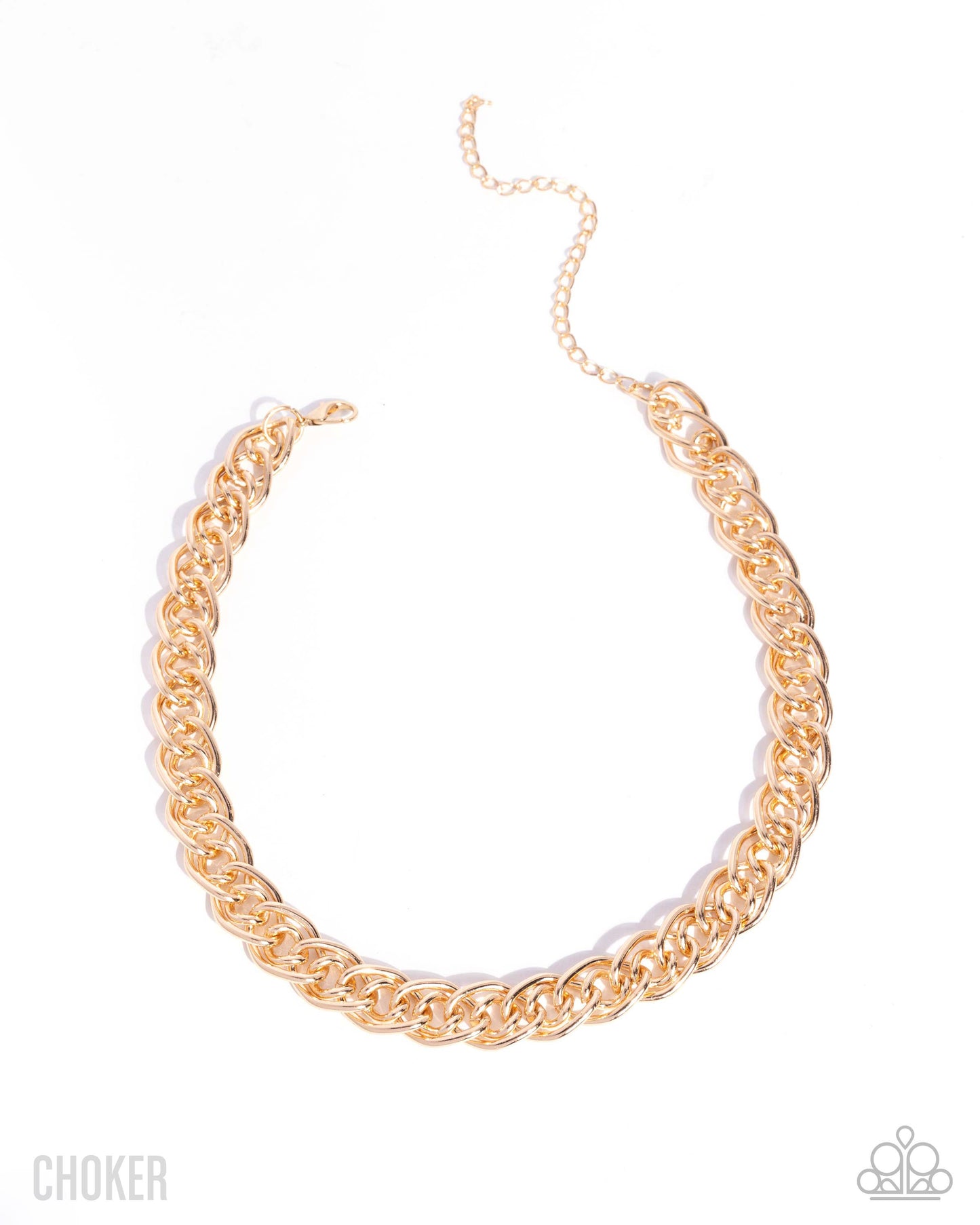 Lustrous Links Necklace - Gold image 2