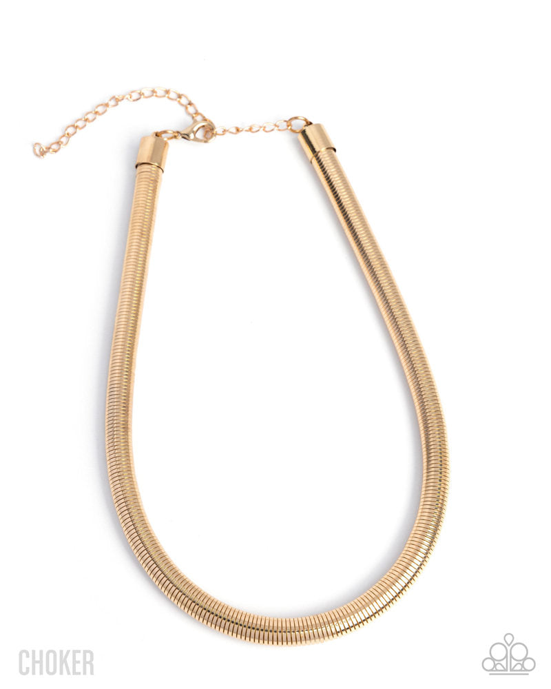Elementary Elegance Necklace - Gold image 2