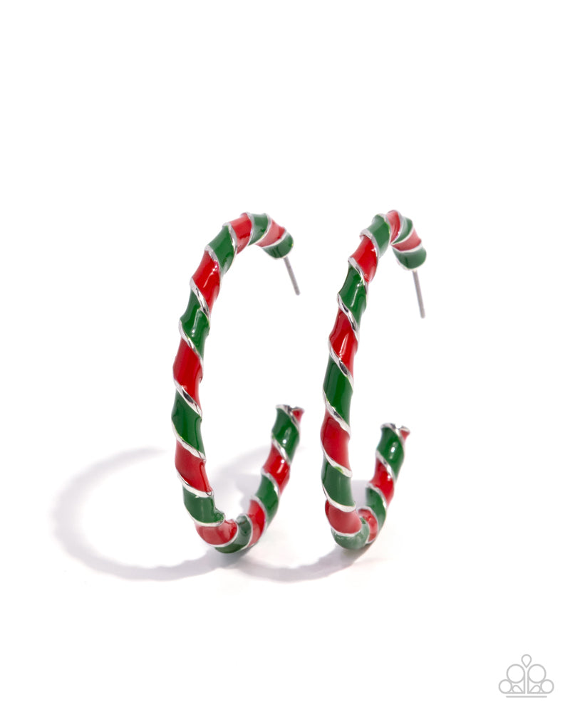 Candy Cane Lane Earrings - Multi image 2