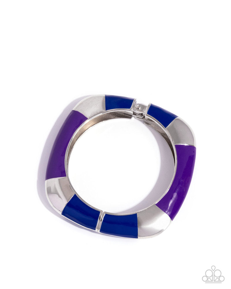 Painted Perfection Bracelet - Purple | Paparazzi Accessories image 2