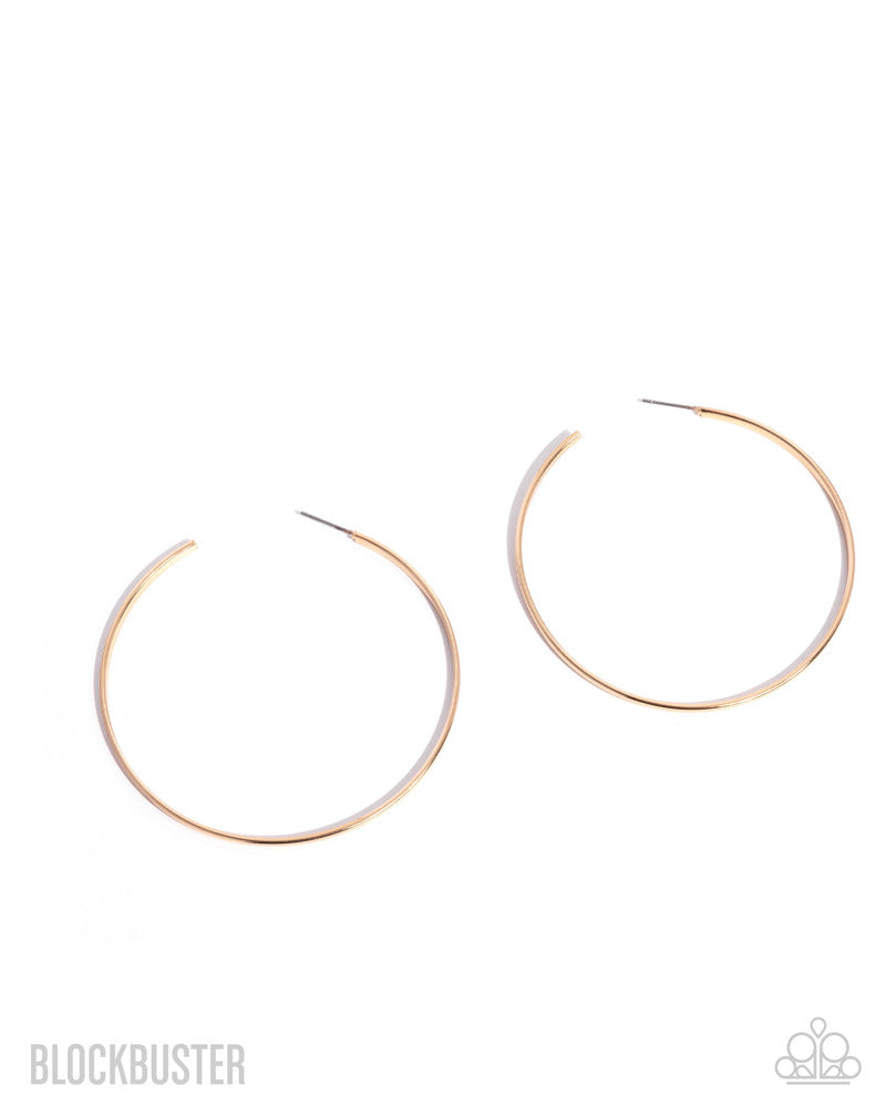 Basic Bombshell Earrings - Gold image 2