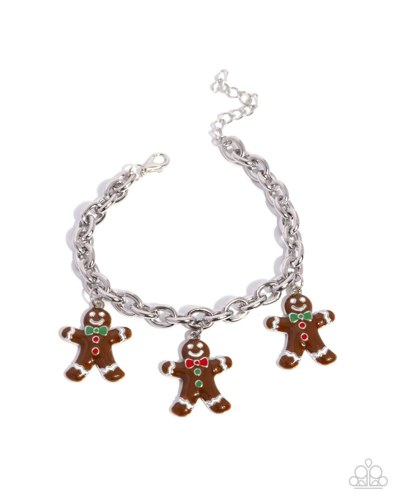 Gingerbread Glitz Bracelet - Brown image 2