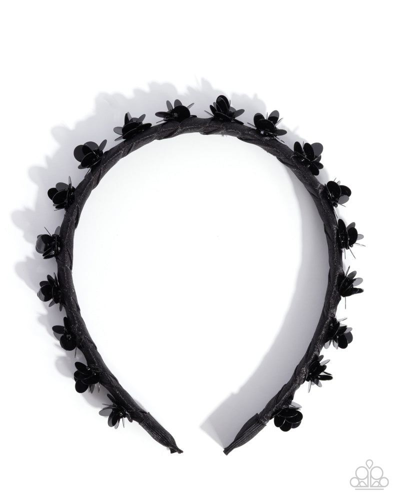 Floral Film - Black | Paparazzi Accessories