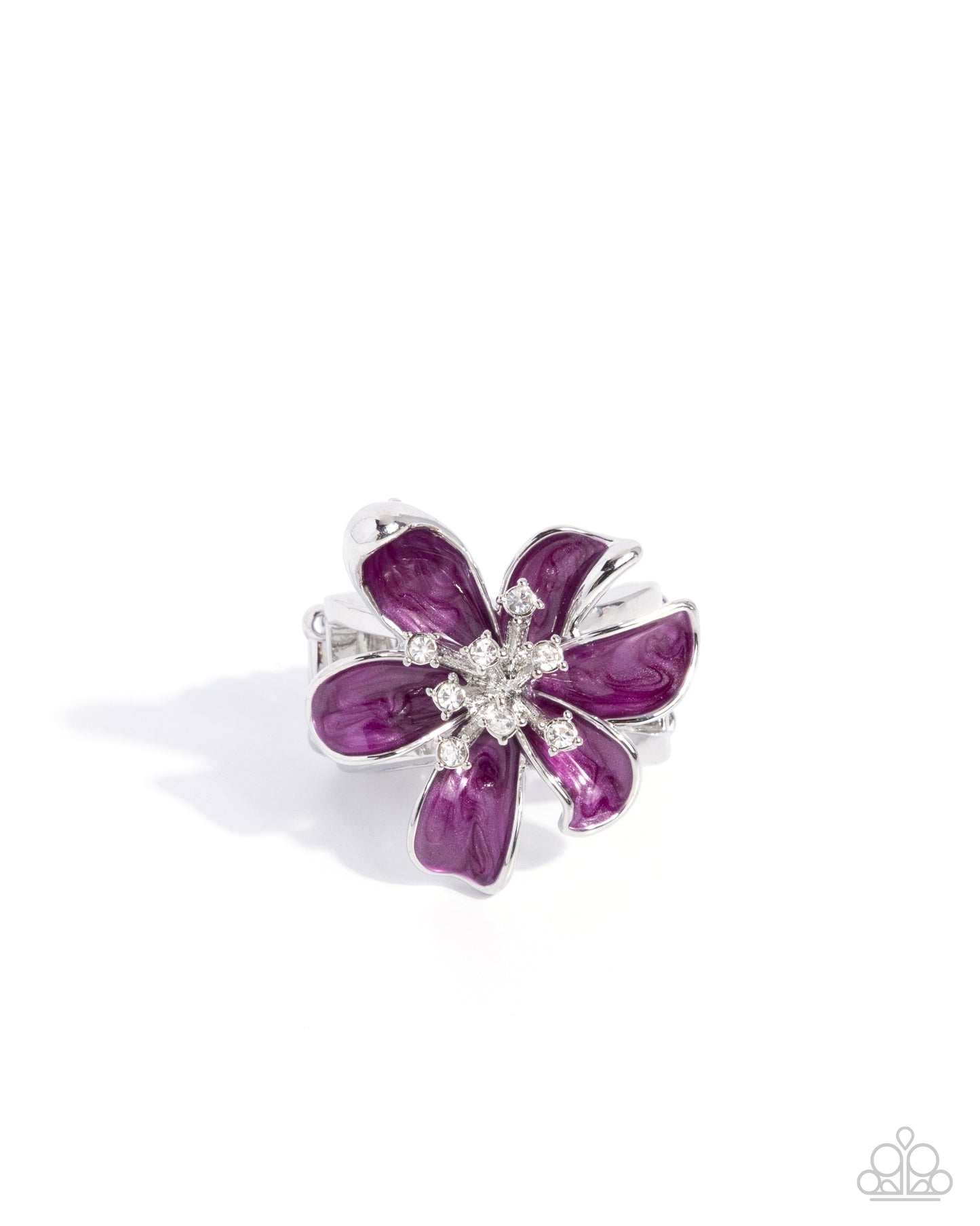 Painted Party Ring - Purple image 2