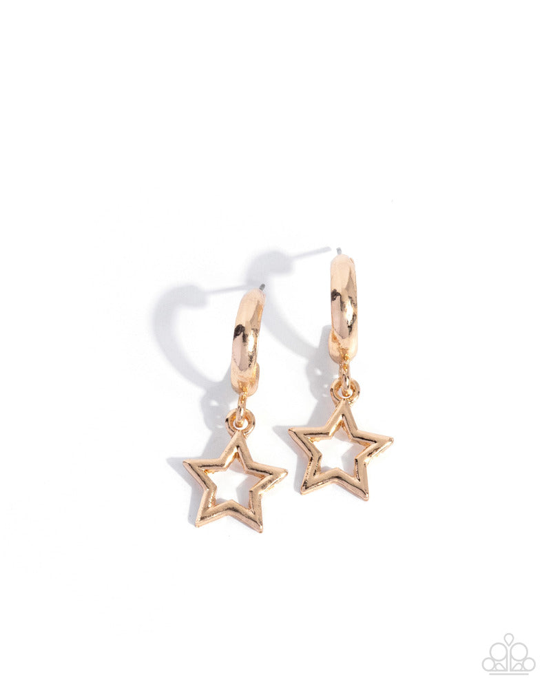 Stellar Start Earrings - Gold image 2