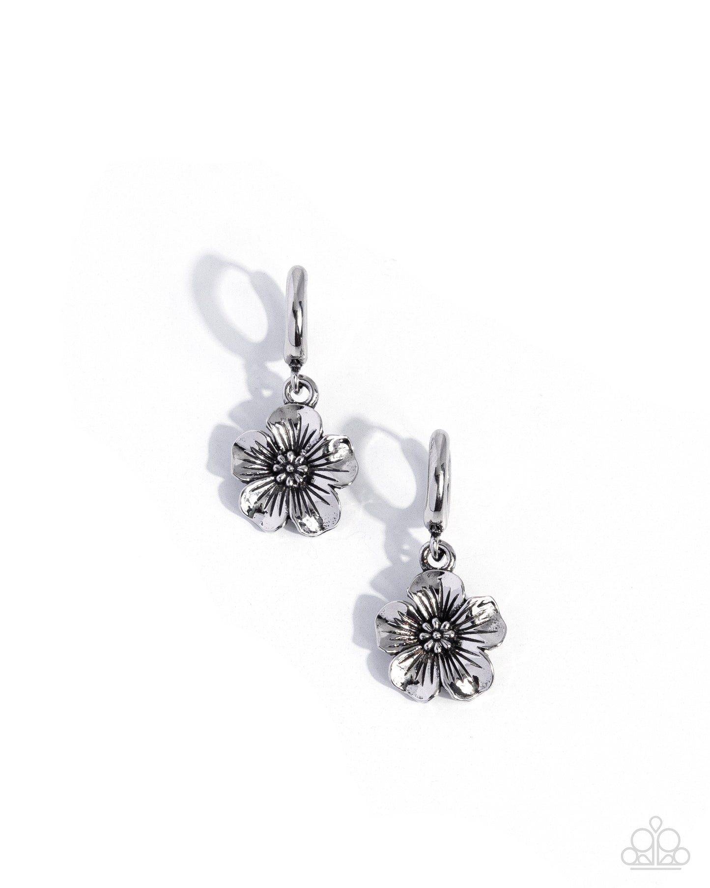 Fond Florals Earrings - Silver image 2