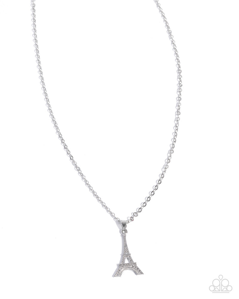 Eiffel Tower Eloquence - Silver | Paparazzi Accessories