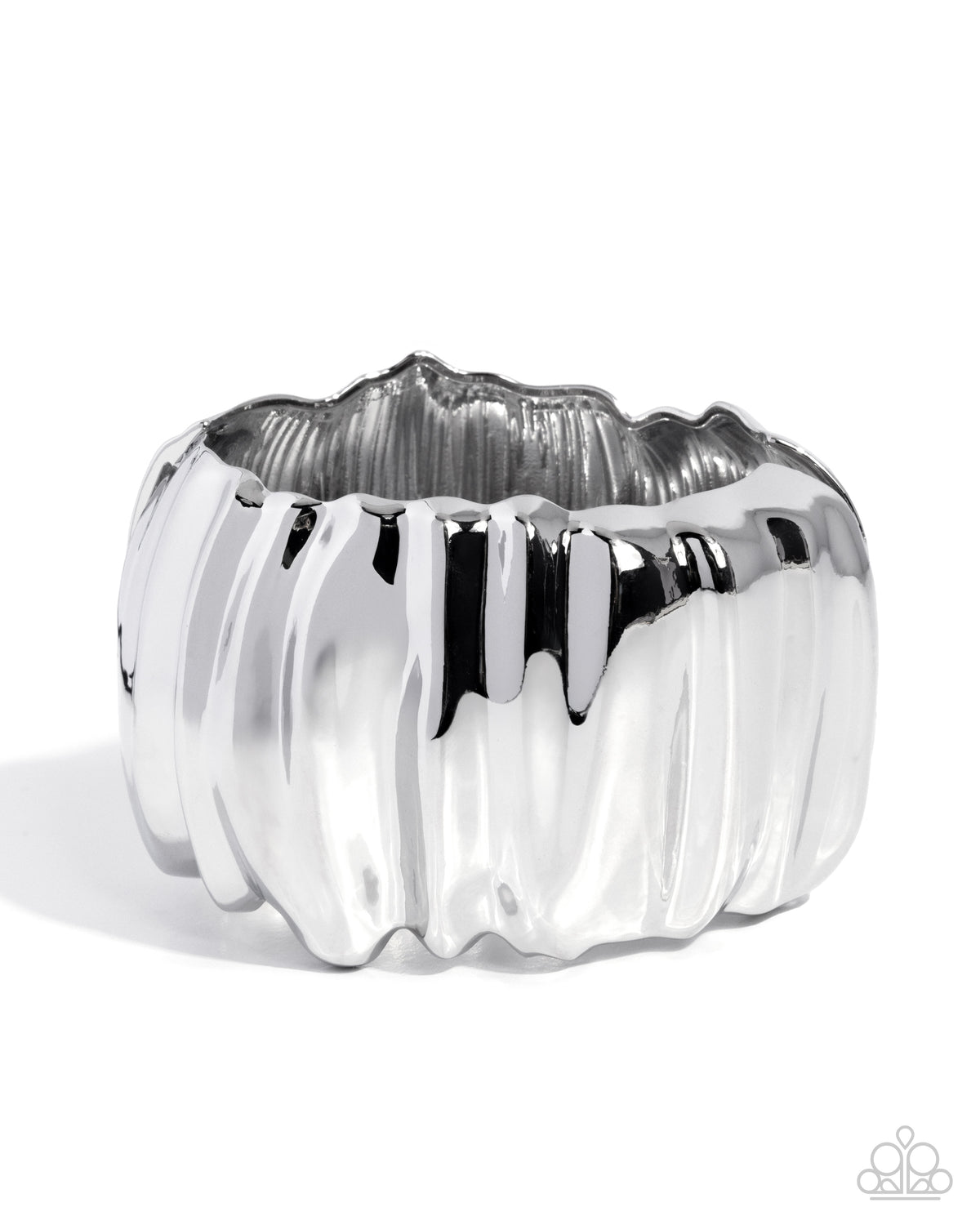 Metro Mural Bracelet - Silver | Paparazzi Accessories image 2