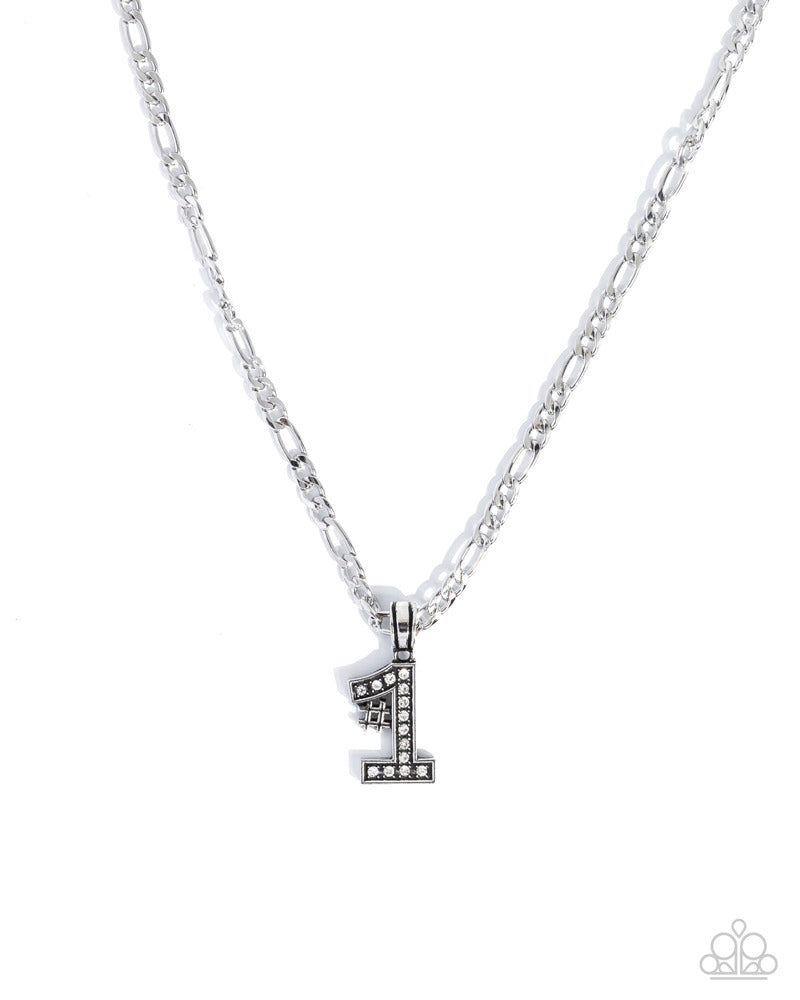 Team Number - Silver | Paparazzi Accessories