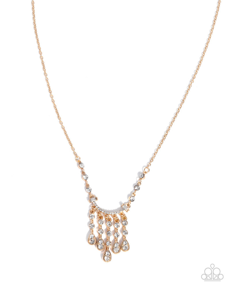 Sophisticated Sense Necklace - Gold image 2